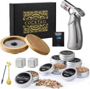 Zestaw do wędzenia koktajli z palnikiem – Old Fashioned Smoker Kit