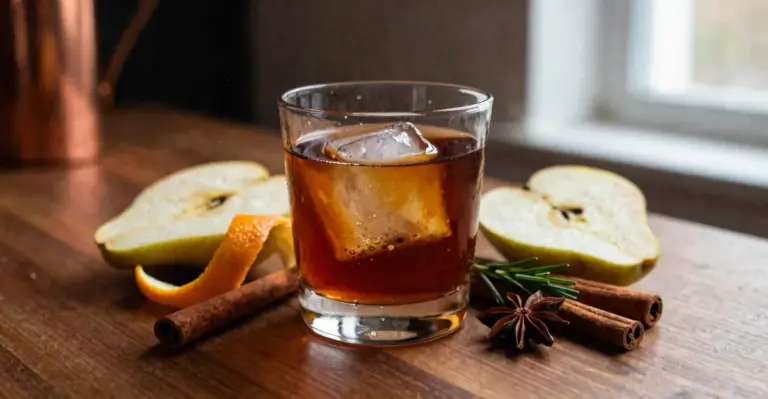 Jesienne drinki z jabłkiem, gruszką i przyprawami